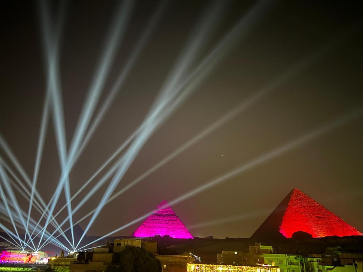 Grand Pyramids Inn Kafret el-Gabal Eksteriør billede