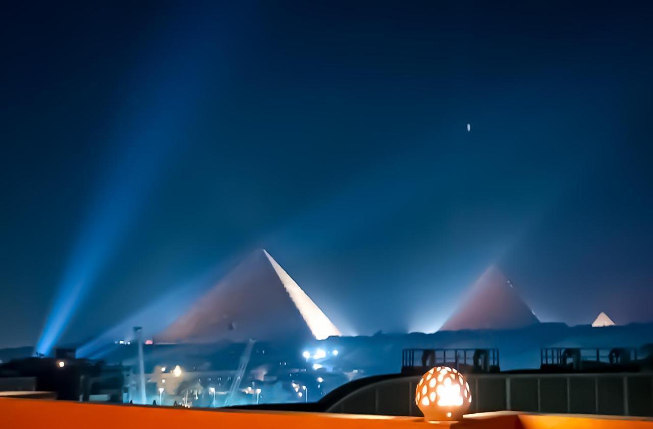 Grand Pyramids Inn Kafret el-Gabal Eksteriør billede