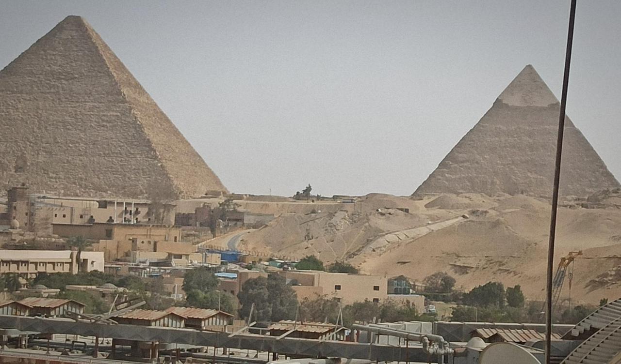Grand Pyramids Inn Kafret el-Gabal Eksteriør billede