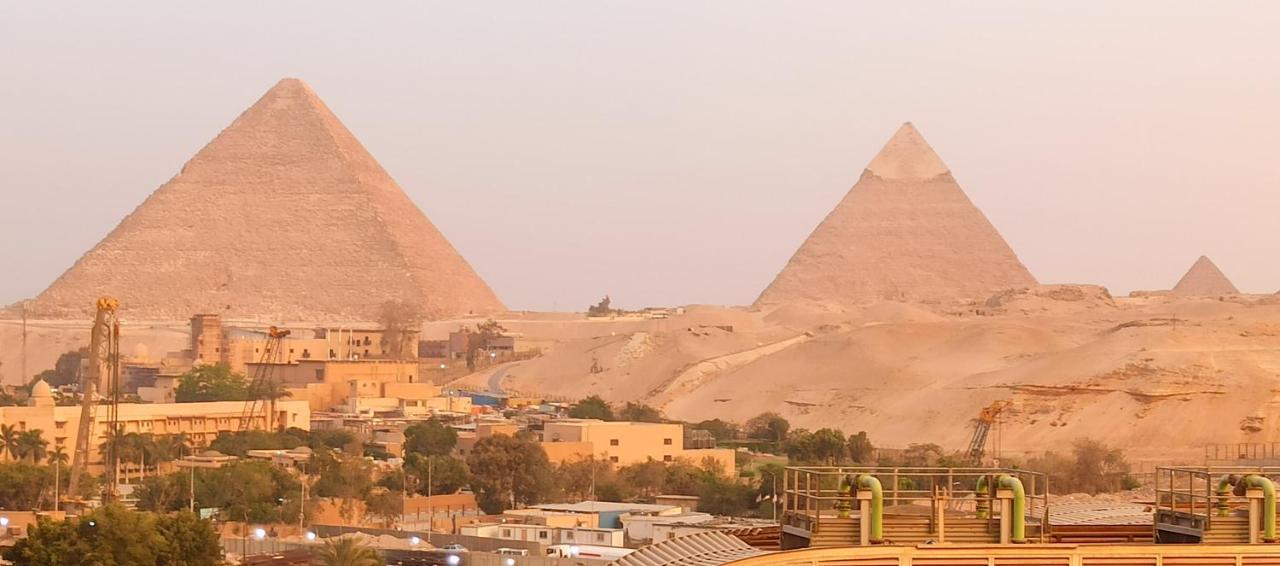 Grand Pyramids Inn Kafret el-Gabal Eksteriør billede