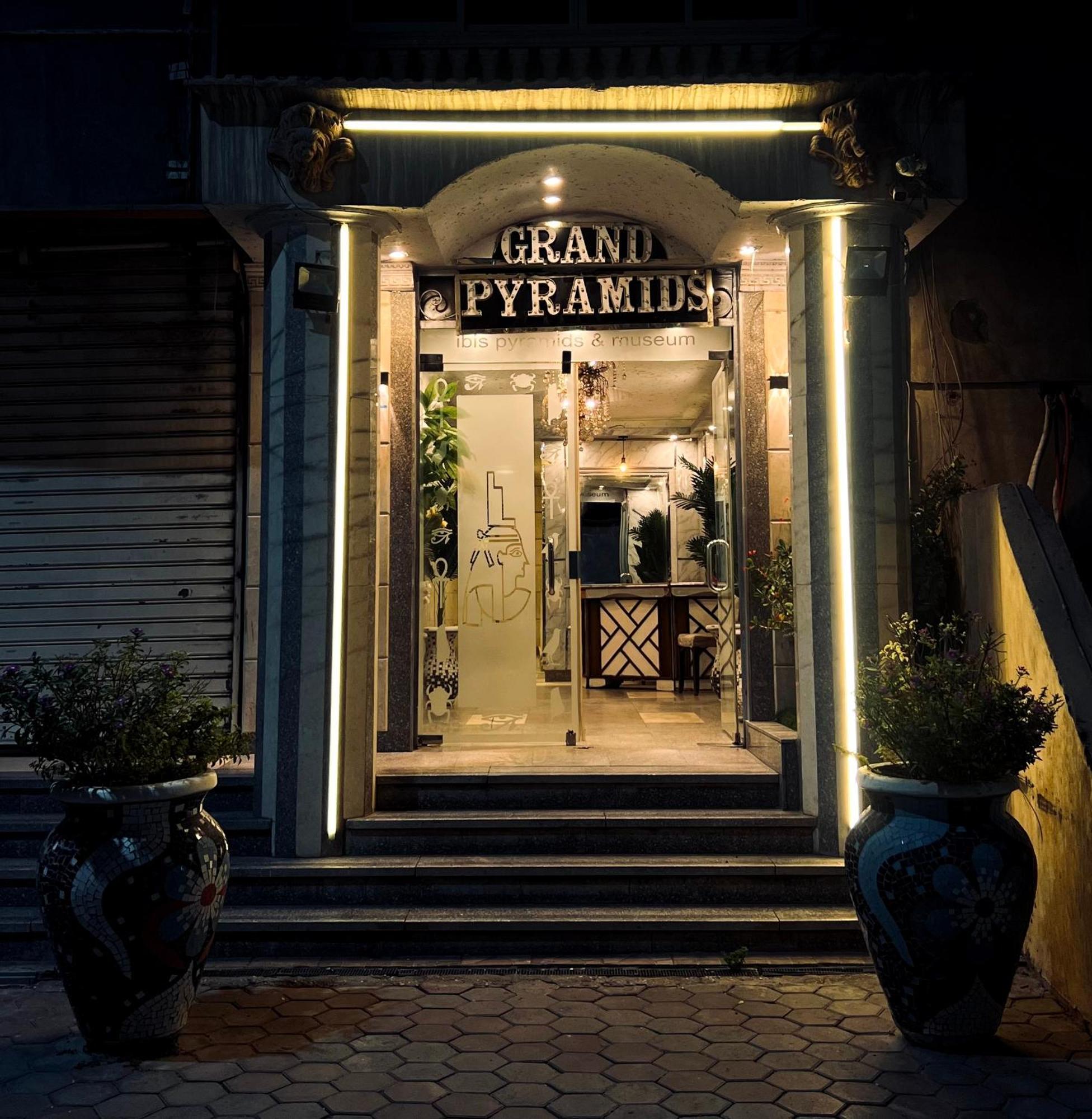 Grand Pyramids Inn Kafret el-Gabal Eksteriør billede