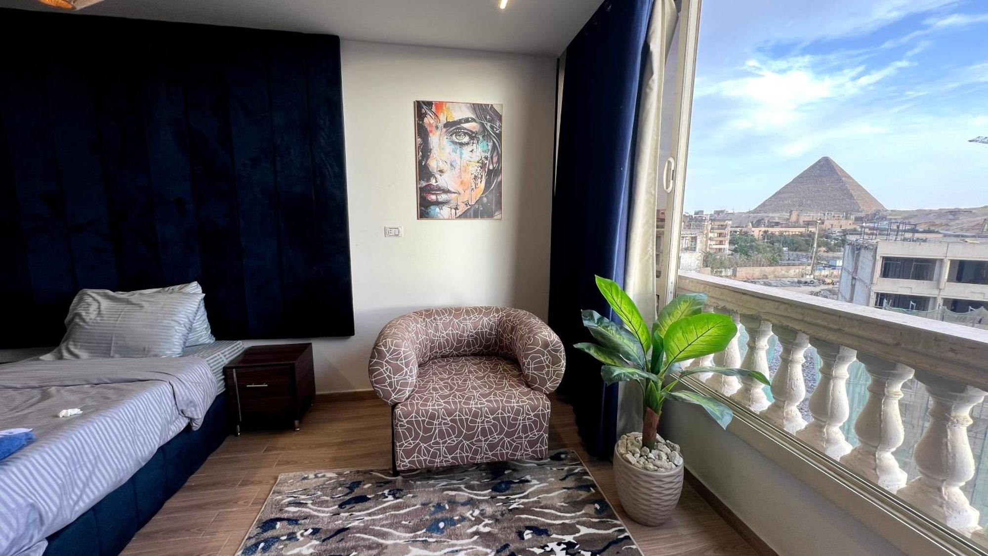 Grand Pyramids Inn Kafret el-Gabal Eksteriør billede